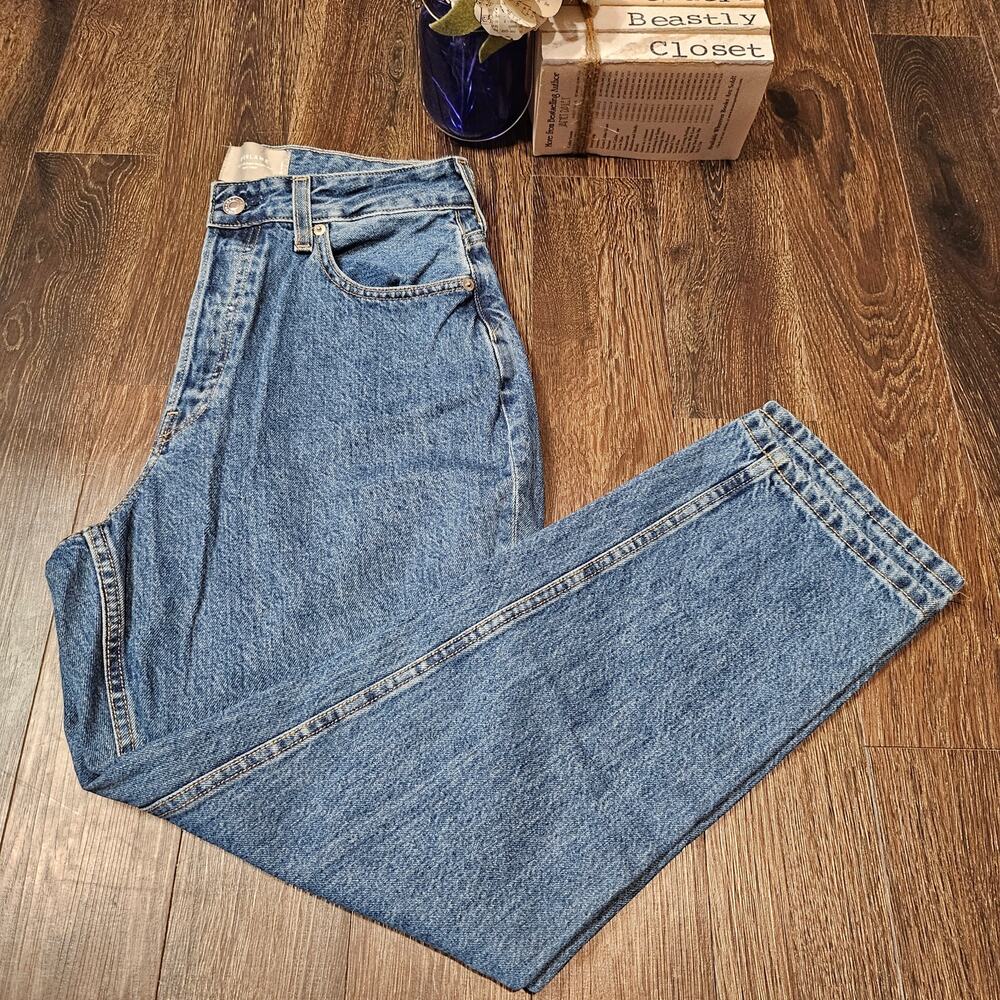 Everlane Jeans Blue Curvy 90s Cheeky Straight Ankle Organic Cotton Jean 29